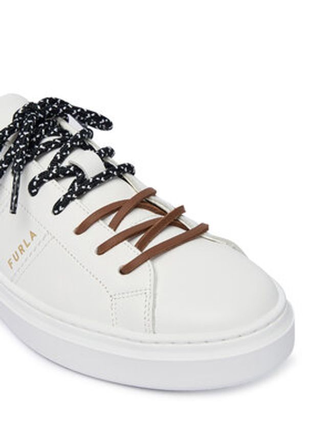 Furla Sneakersy Hype YM49HYP BX3477 PT P2700 Biały. Kolor: biały. Materiał: skóra