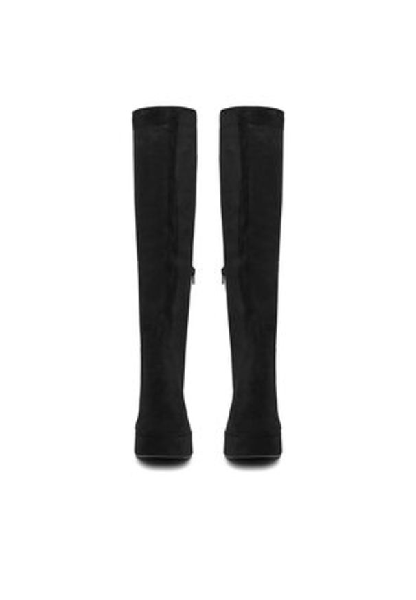 DeeZee Kozaki CL221013H Czarny. Kolor: czarny. Materiał: materiał