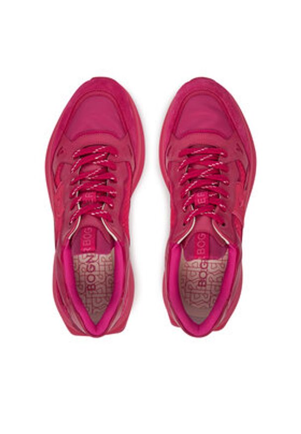 Bogner Sneakersy Ctp25 22522505 Różowy. Kolor: różowy. Materiał: skóra