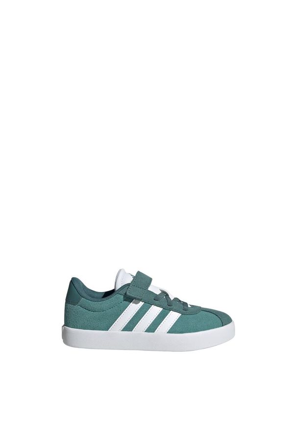 Adidas - Buty VL Court 3.0. Kolor: niebieski, wielokolorowy, biały. Sport: turystyka piesza