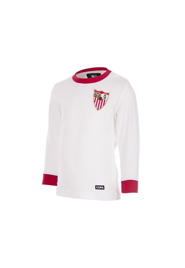 COPA FOOTBALL - Koszulka dziecięca Sevilla FC 'My First Football Shirt' - Biała. Kolor: biały. Materiał: bawełna. Sport: piłka nożna