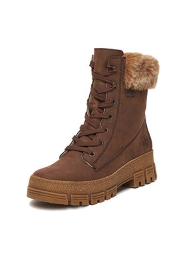 Rieker Trzewiki CEO-Y0230-24 Brązowy. Kolor: brązowy. Materiał: materiał