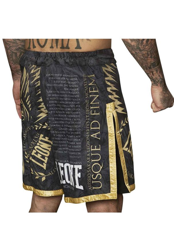 Spodenki do MMA LEONE 1947 Legionarvis VI MMA. Kolor: czarny