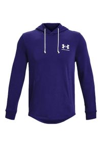 Under Armour - Męska Bluza Z Kapturem Rival Terry. Typ kołnierza: kaptur. Kolor: niebieski