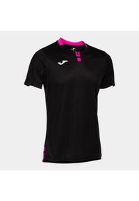 Koszulka tenisowa męska z krótkim rekawem Joma Ranking Short Sleeve T-Shirt. Kolor: czarny, różowy, wielokolorowy. Długość rękawa: krótki rękaw. Długość: krótkie. Sport: tenis