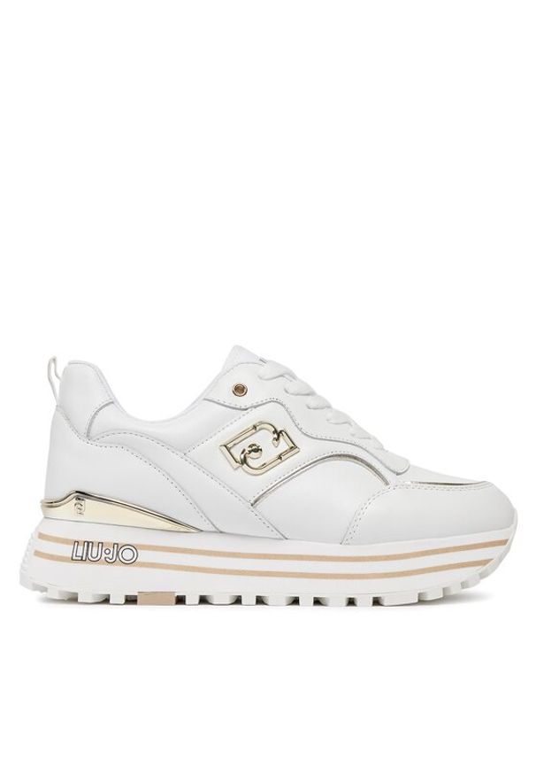 Liu Jo Sneakersy Maxi Wonder 73 BA4059 P0102 Biały. Kolor: biały. Materiał: skóra