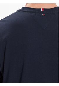 TOMMY HILFIGER - Tommy Hilfiger T-Shirt Essential Big Logo MW0MW30437 Granatowy Regular Fit. Kolor: niebieski. Materiał: bawełna