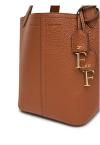 Elisabetta Franchi Torebka BS-93A-52E2-V390 Brązowy. Kolor: brązowy. Materiał: skórzane