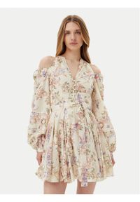 TwinSet - TWINSET Sukienka letnia 251TT2154 Kolorowy Loose Fit. Materiał: bawełna. Wzór: kolorowy. Sezon: lato