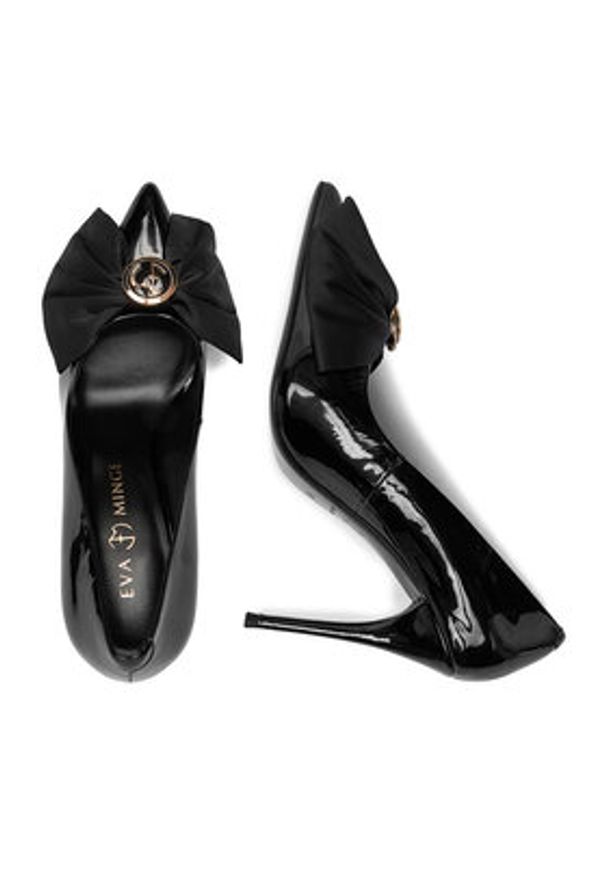 Eva Minge Szpilki EO-KARA-163-1-1 Czarny. Kolor: czarny. Materiał: skóra. Obcas: na szpilce