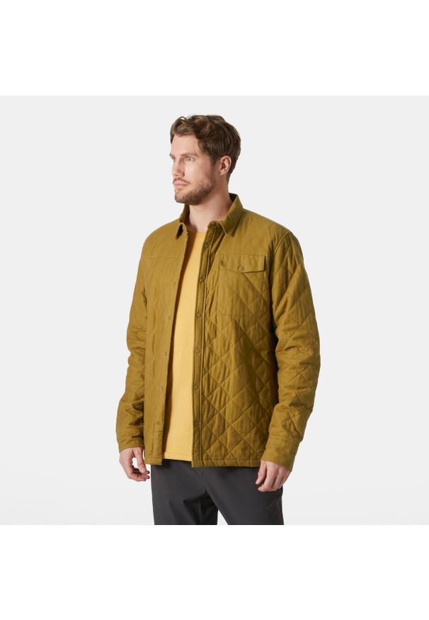 Izolowana kurtka turystyczna Helly Hansen Isfjord. Kolor: brązowy. Technologia: Primaloft. Sport: turystyka piesza