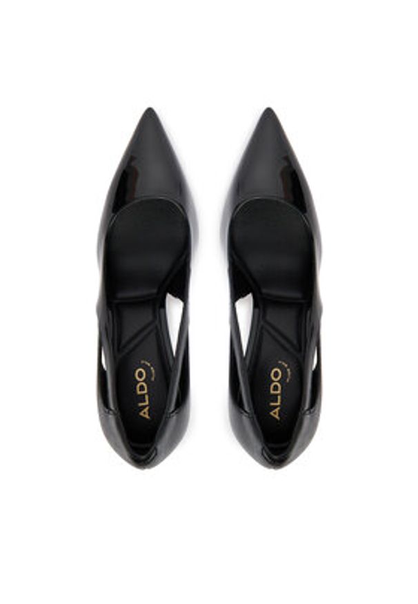 Aldo Szpilki Deluna 14190504 Czarny. Kolor: czarny. Materiał: skóra. Obcas: na szpilce
