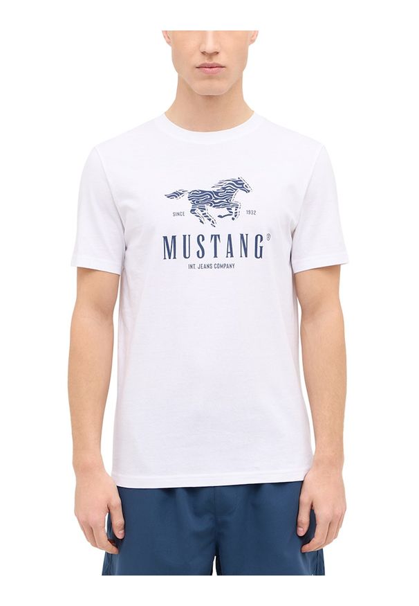 Męski T-Shirt Mustang Style Austin Bright White 1015069 2007