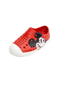 Native Shoes - Buty miejskie młodzieżowe NATIVE JEFFERSON PRINT BIG KID DISNEY. Okazja: na co dzień. Kolor: czerwony. Wzór: nadruk, motyw z bajki