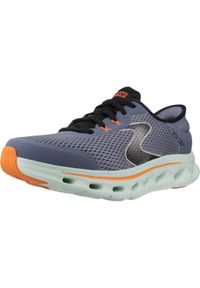 skechers - Buty SKECHERS GO WALK GLIDE STEP 2.0 SLIP-INS Niebieski. Kolor: niebieski. Materiał: syntetyk, tkanina