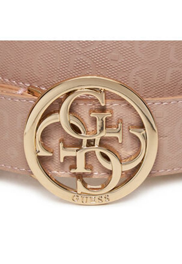 Guess Pasek Damski Yarmilla (GG) Belts BW9144 P4335 Różowy. Kolor: różowy. Materiał: skóra