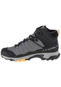 salomon - Buty trekkingowe męskie Salomon X Ultra 4 Mid Winter TS. Wysokość cholewki: za kostkę. Zapięcie: sznurówki. Kolor: wielokolorowy. Materiał: skóra, materiał. Szerokość cholewki: normalna. Sport: turystyka piesza