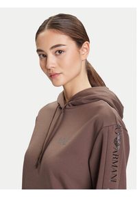 EA7 Emporio Armani Dres 7W000789 AF18880 U6063 Brązowy Regular Fit. Kolor: brązowy. Materiał: syntetyk #6