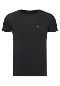 Emporio Armani Underwear T-Shirt EM000375 AF10771 UC001 Czarny Slim Fit. Kolor: czarny. Materiał: bawełna