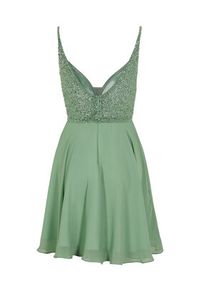 Swing Sukienka koktajlowa 5AE19300 Zielony Slim Fit. Kolor: zielony. Materiał: syntetyk. Styl: wizytowy #5