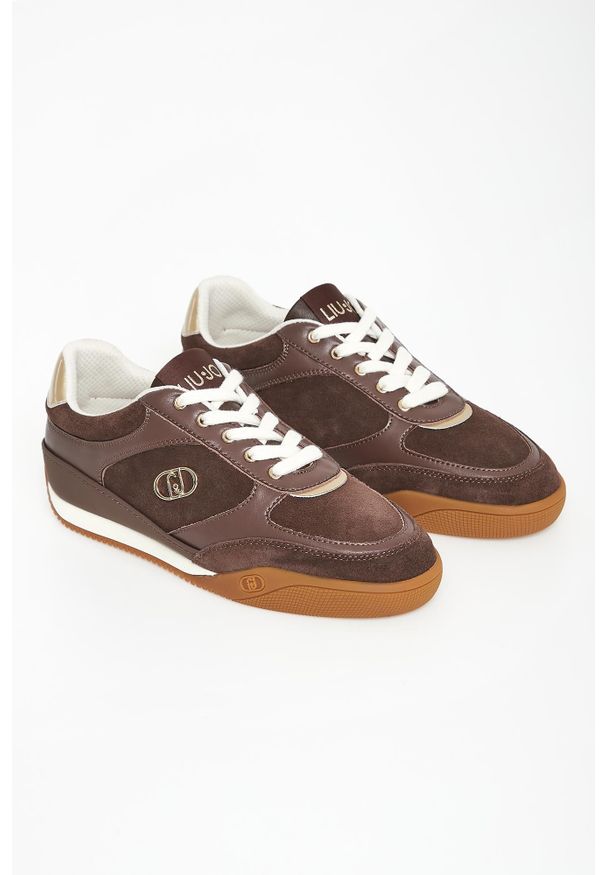 Liu Jo - Sneakersy damskie zamszowe LIU JO. Materiał: zamsz