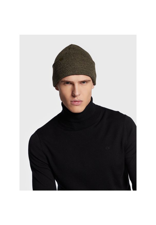 4f - Czapka 4F H4Z22-CAM005 43M. Kolor: zielony. Materiał: materiał, akryl