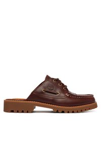 Timberland Klapki Noreen Mule TB0A4198EIW1 Bordowy. Kolor: czerwony. Materiał: skóra #1