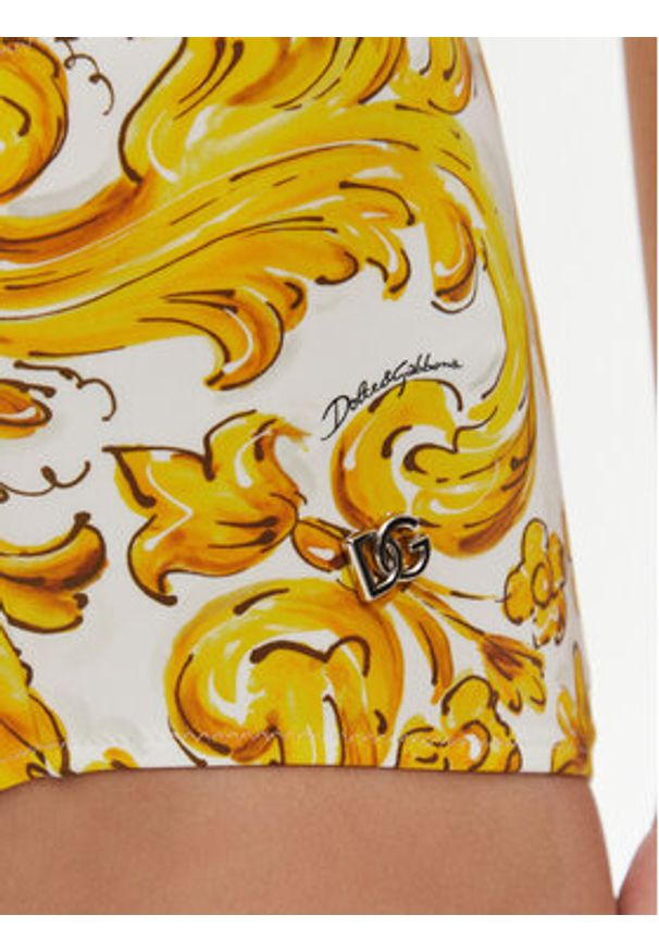 DOLCE & GABBANA - Dolce&Gabbana Bikini O8A27J ONR14 Żółty. Kolor: żółty. Materiał: syntetyk