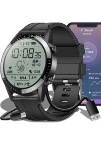 Retoo - Smartwatch zegarek męski wielofunkcyjny SPORT ZDROWIE 46 mm Smartwatch zegarek męski wielofunkcyjny SPORT ZDROWIE 46 mm. Rodzaj zegarka: smartwatch. Styl: sportowy