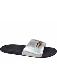 Klapki damskie Puma Cool Cat 2.0. Kolor: szary. Materiał: materiał, syntetyk. Styl: sportowy #1