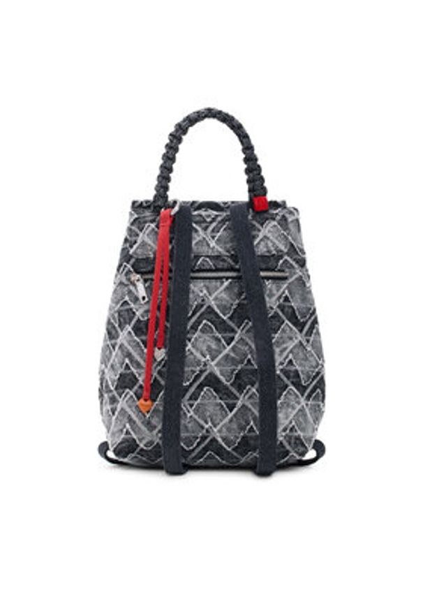 Desigual Plecak 26SAKD06 Niebieski. Kolor: niebieski. Materiał: materiał