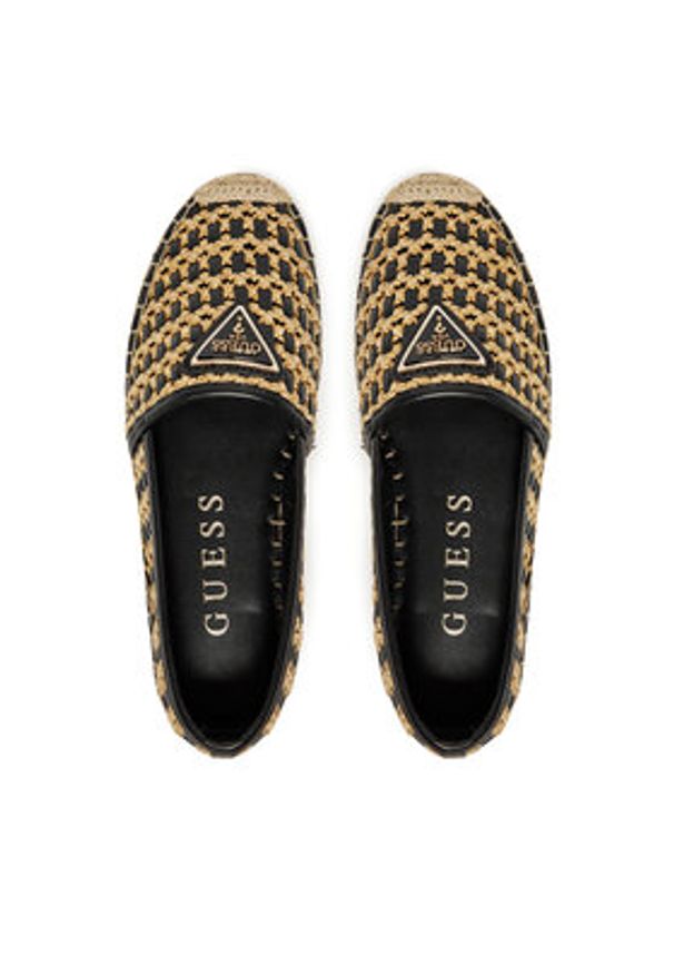 Guess Espadryle FLJDNNFAB14 Czarny. Kolor: czarny. Materiał: materiał