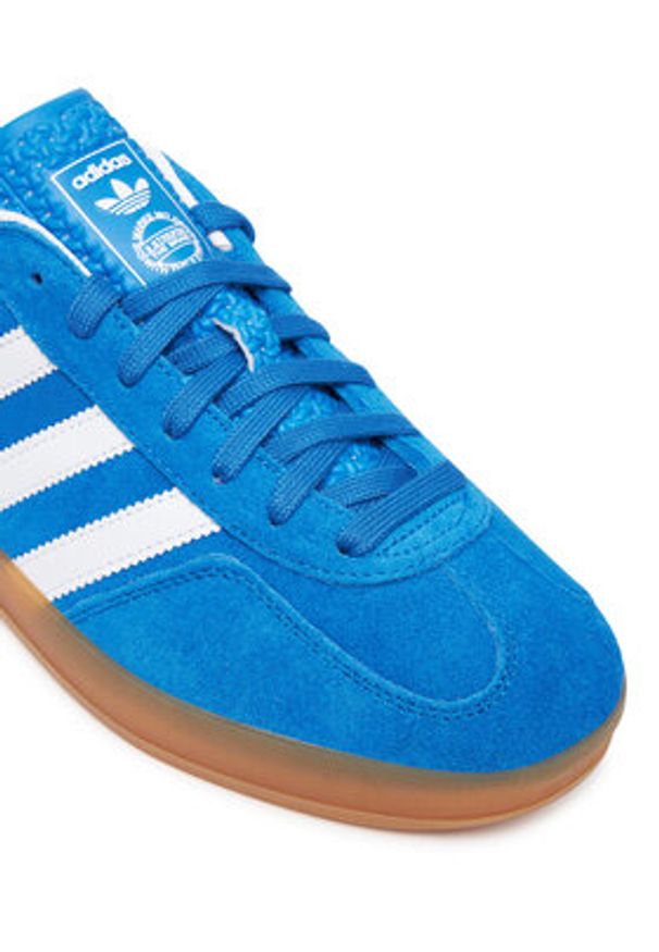 Adidas - adidas Sneakersy Gazelle Indoor JI2061 Niebieski. Kolor: niebieski. Materiał: zamsz, skóra. Model: Adidas Gazelle
