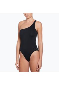Strój pływacki jednoczęściowy damski Nike Essential Asymmetrical. Kolor: czarny