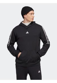 Adidas - adidas Bluza Brandlove Hoodie IC6788 Czarny Regular Fit. Kolor: czarny. Materiał: bawełna