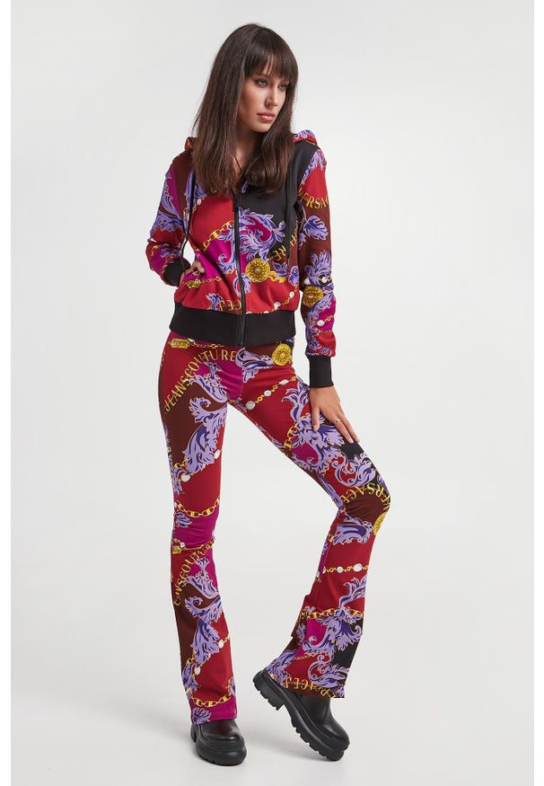 Versace Jeans Couture - Bluza damska z kapturem VERSACE JEANS COUTURE. Typ kołnierza: kaptur