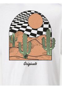 Jack & Jones T-Shirt Bradley 12264414 Biały Relaxed Fit. Kolor: biały. Materiał: bawełna #5