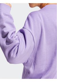 Adidas - adidas Bluza ALL SZN Fleece Sweatshirt IC6450 Fioletowy Loose Fit. Kolor: fioletowy. Materiał: bawełna #3