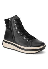 Rieker Revolution Lifestyle Botki W0962-00 Czarny. Kolor: czarny. Materiał: skóra