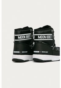 Moon Boot śniegowce dziecięce. Zapięcie: sznurówki. Kolor: czarny. Materiał: guma #3