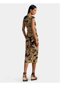 Lauren Ralph Lauren Sukienka letnia 250925940001 Beżowy Regular Fit. Kolor: beżowy. Materiał: syntetyk. Sezon: lato #4