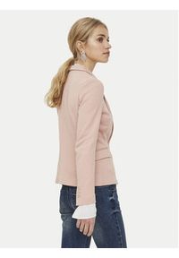 Vero Moda Marynarka Julia 10154123 Różowy Regular Fit. Kolor: różowy. Materiał: bawełna #3