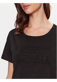 Armani Exchange T-Shirt 6RYT26 YJ3RZ 1200 Czarny Regular Fit. Kolor: czarny. Materiał: bawełna #5