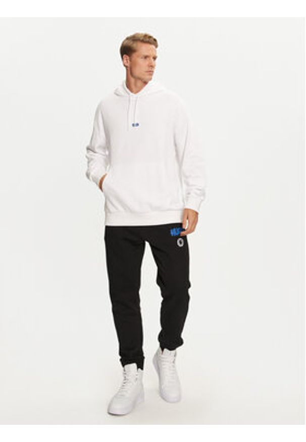Hugo Bluza Nalonso 50522374 Biały Regular Fit. Kolor: biały. Materiał: bawełna
