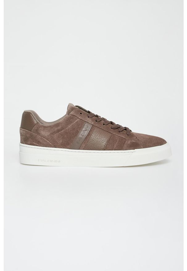 Baldinini - Sneakersy męskie zamszowe BALDININI. Materiał: zamsz
