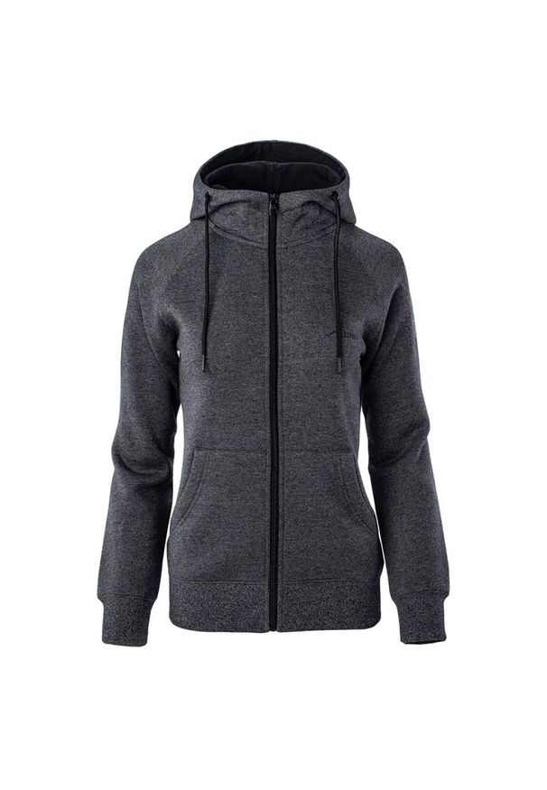 Bluza damska Elbrus Chiano Wo's - szara, Rozmiar L. Kolor: szary. Materiał: poliester, bawełna, polar