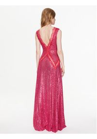 Elisabetta Franchi Sukienka wieczorowa AB-366-32E2-V740 Różowy Regular Fit. Kolor: różowy. Materiał: syntetyk. Styl: wizytowy