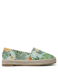 DeeZee Espadryle WSS990-103 Zielony. Kolor: zielony. Materiał: materiał