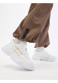 Versace Jeans Couture Sneakersy 80VA3SC1 ZPB69 3 Biały. Kolor: biały. Materiał: skóra #1