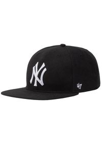 Czapka z daszkiem męska 47 Brand MLB New York Yankees No Shot Cap. Kolor: czarny. Materiał: wełna, akryl